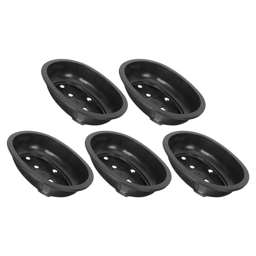 5pcs reusable black plastic - 5pcs,