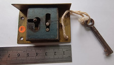Small Antique Furniture Lock -