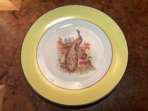 Vtg peacock plate rcw - vtg,