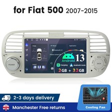 7" For Fiat 500 2007-2015