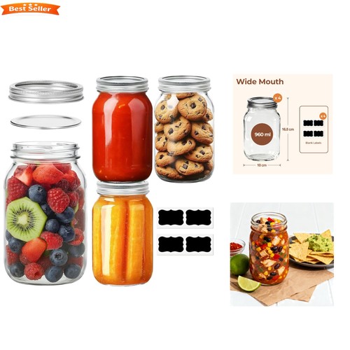 Airtight wide mouth mason jars - airtight,