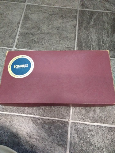 Vintage 1950s scrabble board - vintage,