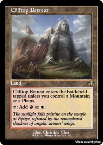 Clifftop retreat - (retro, frame)
