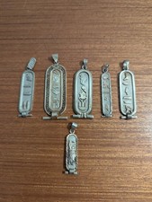 Egyptian silver hieroglyphics - egyptian,