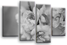 Floral Wall Art Grey Living