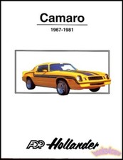 CAMARO PARTS INTERCHANGE