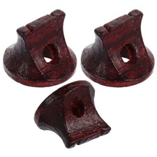  3 Pcs Red Sandalwood Erhu Bridge Musical Instrument Rosewood Bridges