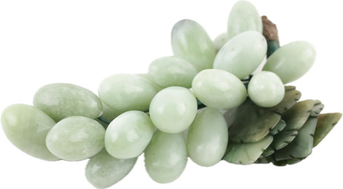 Vintage glass stone - glass/stone, green