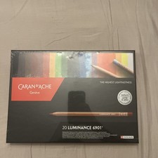 Caran d'Ache Luminance 6901 Portrait Assortment 20 Colour Pencils Set New