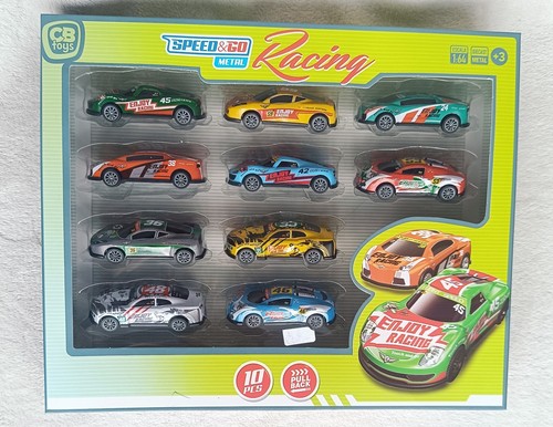 Metal racing cars set - cars,
