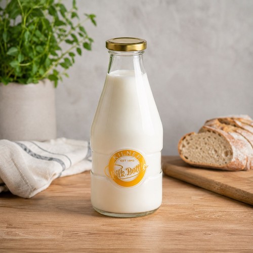 Kilner glass milk - glass, 1