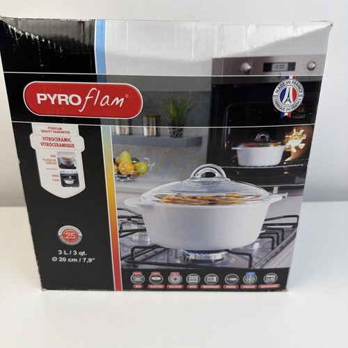 Pyrex pyro flam brand - flam, new