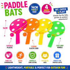 Kids paddle bats - kids, ball