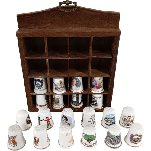 Collectable porcelain thimbles - porcelain,