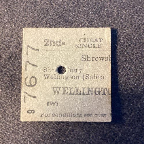 Half railway ticket - ,