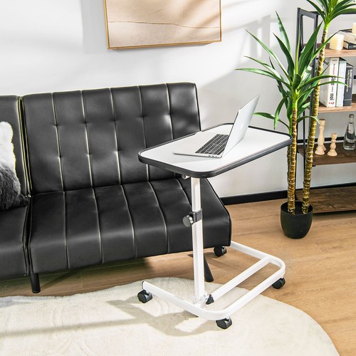 Overbed table wheels - table,