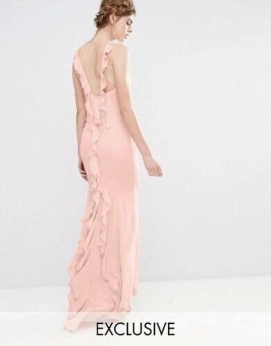 Jarlo peach maxi dress - maxi,