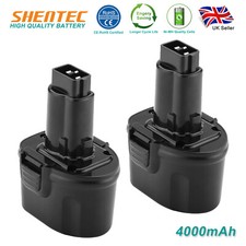 2x 7.2V 4000mAh Ni-MH Battery For Dewalt DE9057 DE9085 DW9057 DW920 DW925 DW968