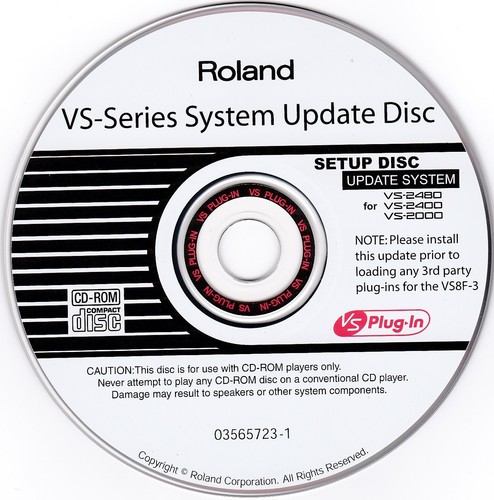 Roland series system - roland, vs-series