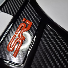 Vauxhall astraJ VXR, GTC or SRI gel 3D indicator wing badges - Carbon and black