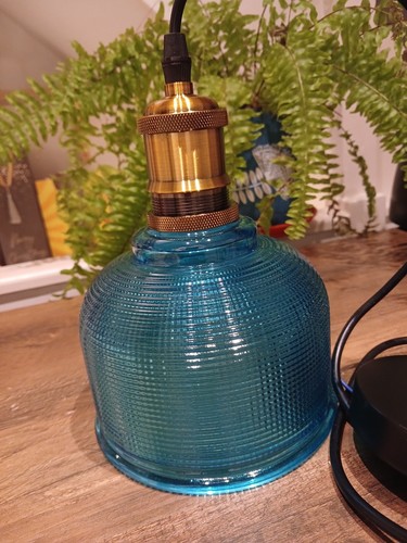 Vintage blue glass - vintage,
