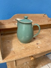 Denby Manor Green - Large 2.5 Pint Tea / Coffee Pot - Vintage Stoneware