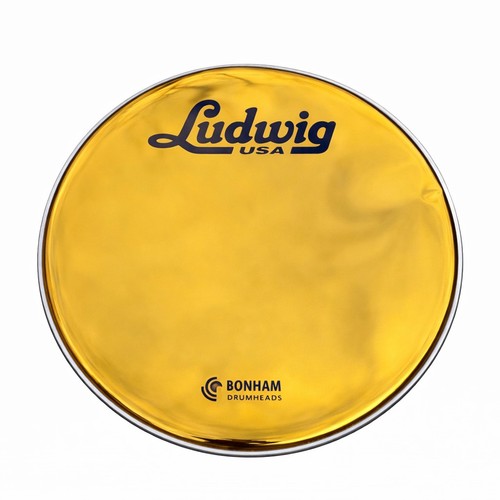 Gold mirror bass drum head - drum,