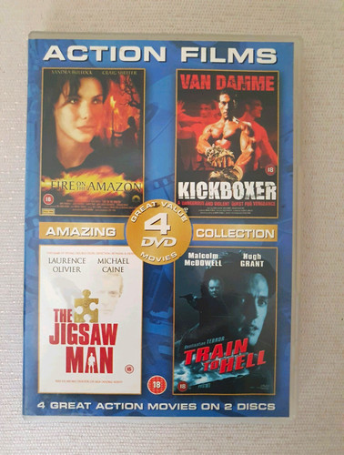 Action films dvd box - action,