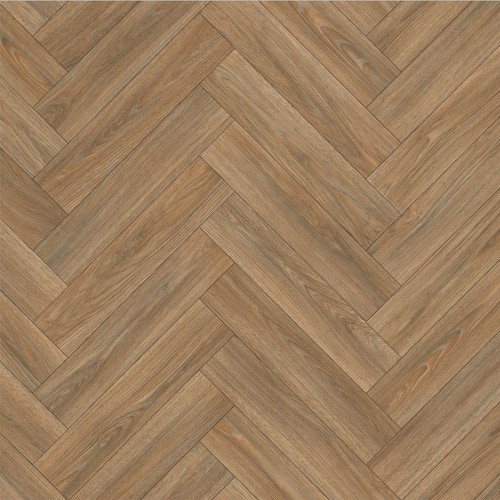 Golden oak herringbone vinyl - golden,