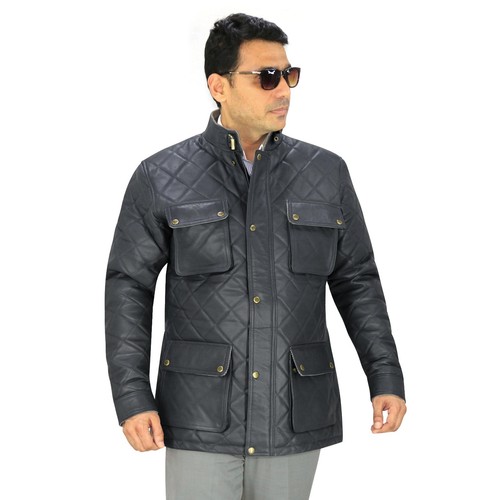 Men motorcycle quilted - men's,