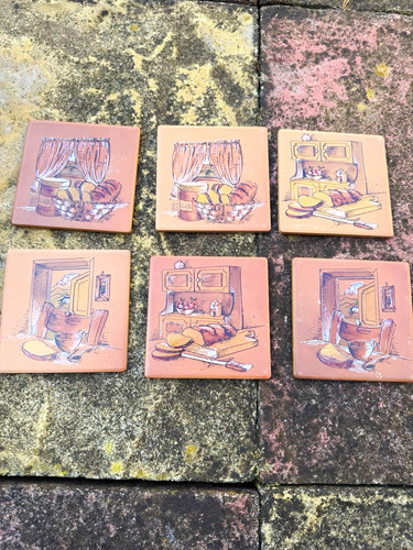 Set square glazed ceramic - set,