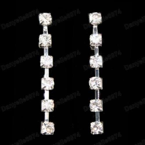Crystal earrings drop - crystal,