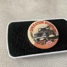 Operation Survival Golden Wonder Vintage Badge