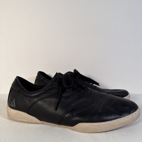 Huf dylan black leather - huf,