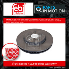 2x Brake Discs Pair Vented