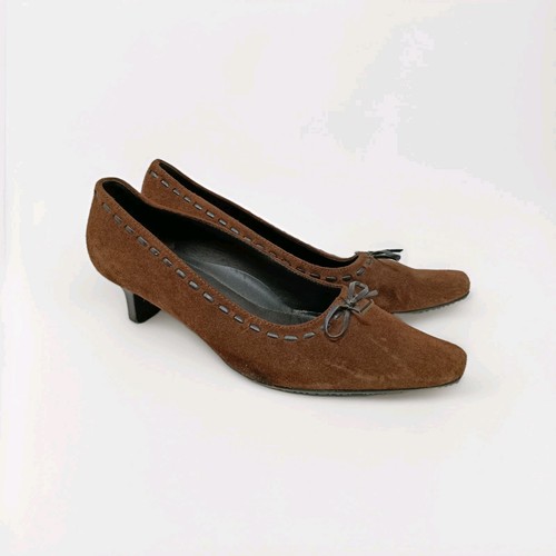 Ecco brown suede leather - brown,