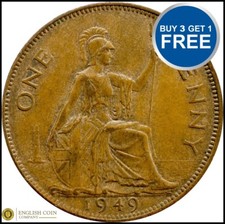1937 TO 1951 GEORGE VI PENNY / PENNIES CHOICE OF YEAR / DATE