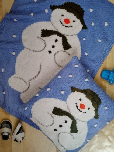 Knitting pattern snowman - knitting,