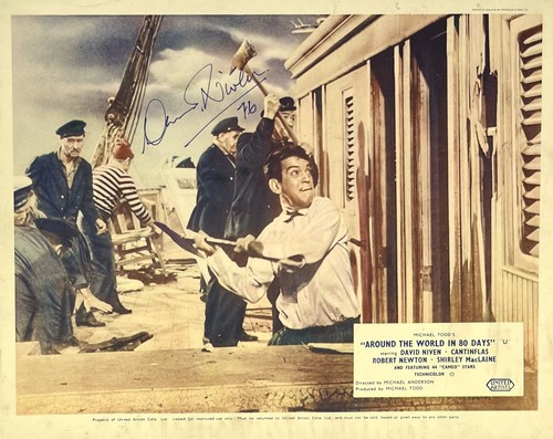 David niven signed autograph - -,