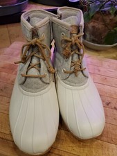  Sperry 3M Thinsulate Duck Boots - Sz 9.5  - Water Resistant STS82473  clean