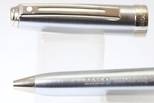 Vintage Sheaffer Prelude No. 340 Brushed Chrome Ballpoint Pen (Advert TESCO)