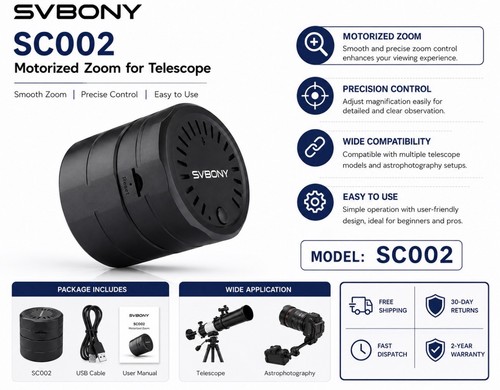Svbony sc002 motorized zoom - sc002,