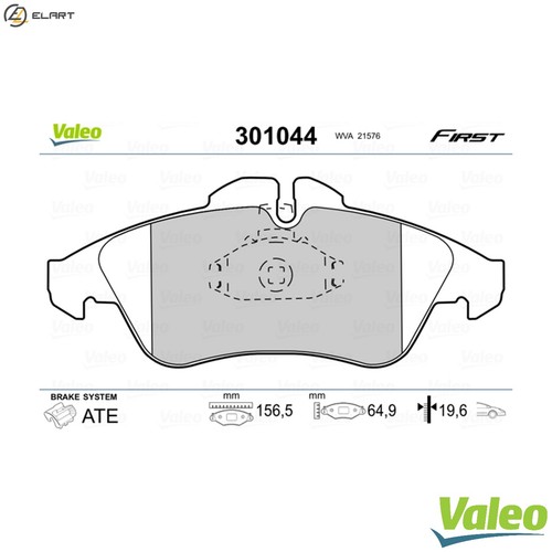 Brake pad set - pad, disc