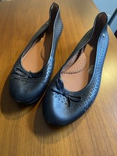 Black Pikolinos Ballet Pumps Size 6 EU 39 Leather With Arch Support