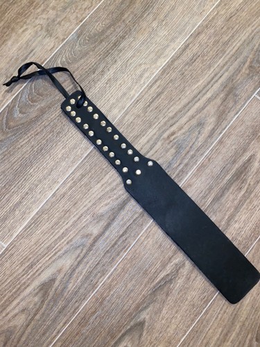 Faux black leather - leather, 20.5"