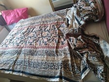 Heathfield Vintage Fabric Print Anne Robert For Sofa Chair Wedding Antiques