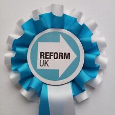 Reform Logo Rosette 2 Tier Political Party 110mm x 250mm