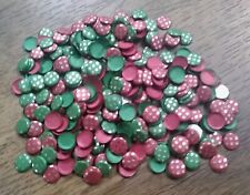 Paper Covered Polka dots Plastic Brad Covers Scrapbooking Paper Crafts