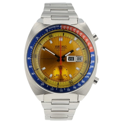 Seiko pogue chrono yellow - chrono, dial