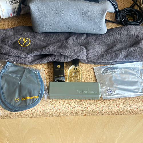 Lufthansa flight amenity - lufthansa,